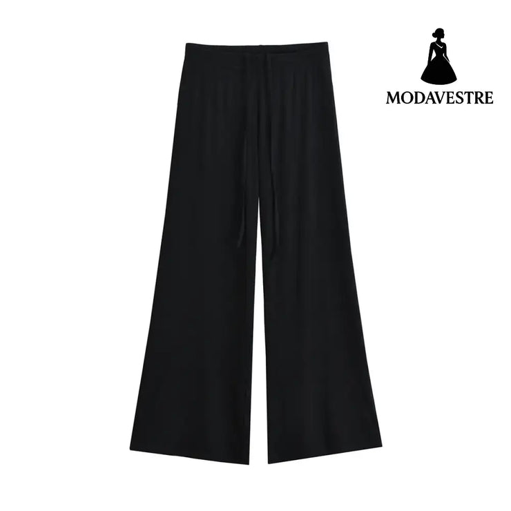 Loose wide leg pants