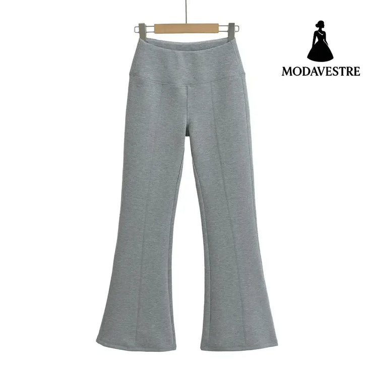 Low waist yoga casual pants for women Light Gray / S