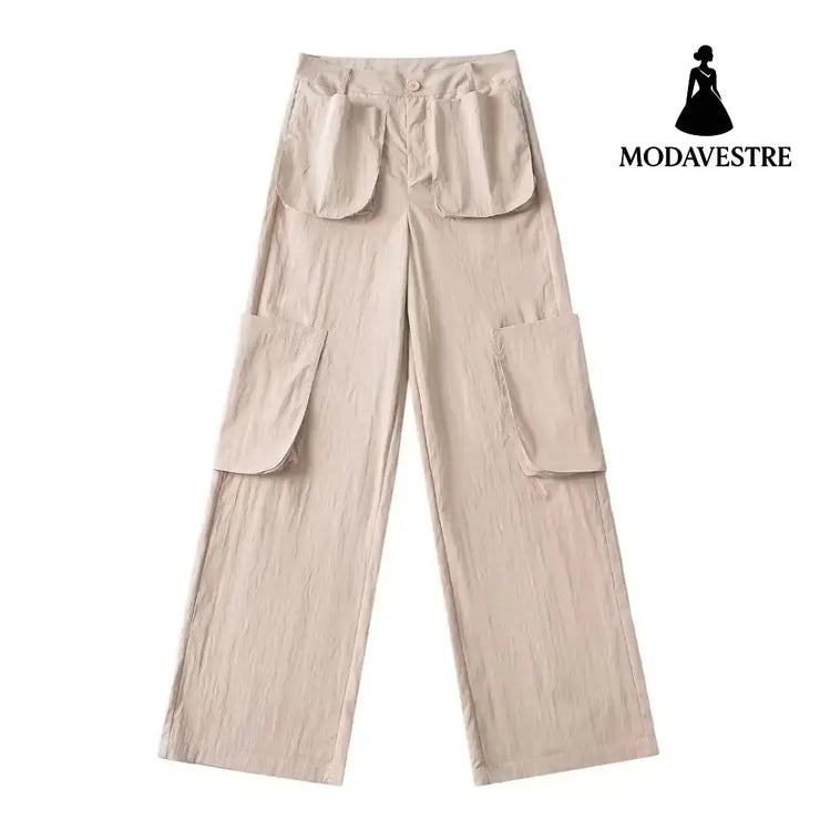 Low waisted multi pocket work pants