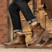Martin boots autumn and winter retro high top men's workwear boots - MODAVESTRE