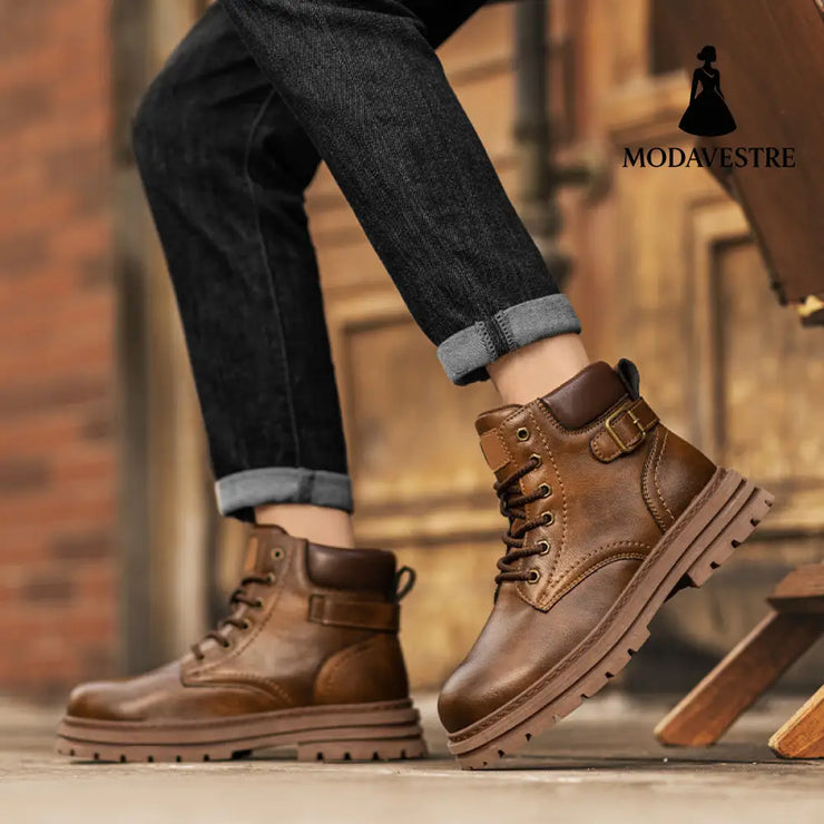 Martin boots autumn and winter retro high top men&