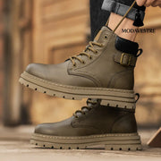 Martin boots autumn and winter retro high top men's workwear boots - MODAVESTRE