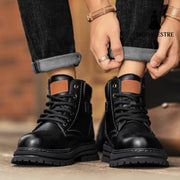 Martin boots autumn and winter retro high top men's workwear boots - MODAVESTRE