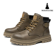 Martin boots autumn and winter retro high top men's workwear boots - MODAVESTRE
