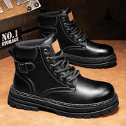 Martin boots autumn and winter retro high top men's workwear boots - MODAVESTRE