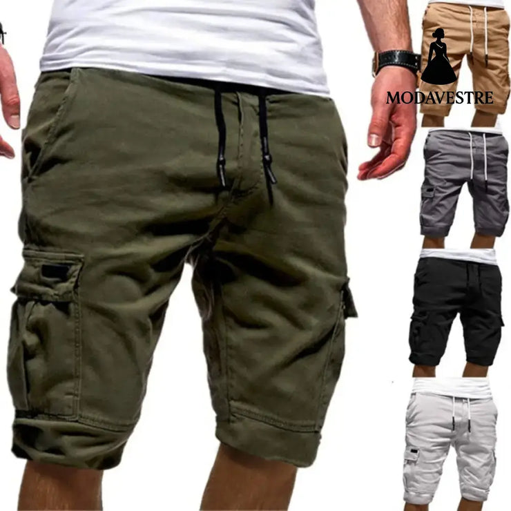 Men Casual Jogger Sports Cargo Shorts Military Combat Workout Gym Trousers Summer Mens Clothing Trousers