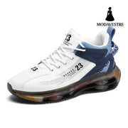 Men Sneakers Running Boots Fashion Outdoor Jogging Sports Shoes Mesh Breathable Cushioning Black Basket Footwear Male