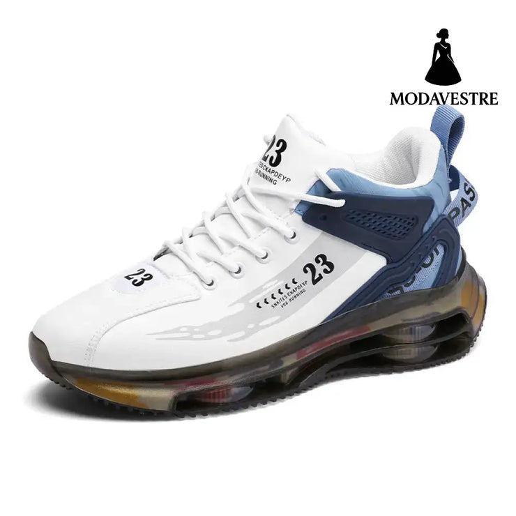 Men Sneakers Running Boots Fashion Outdoor Jogging Sports Shoes Mesh Breathable Cushioning Black Basket Footwear Male