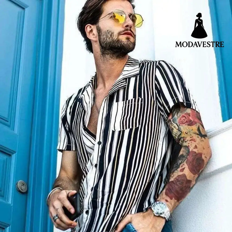 Men Summer Holiday Hawaiian Shirts