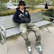 Men Women Y2K Clothing Zip Hoodie Fashion Jacket