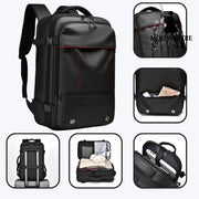 Men’s Backpack Business Travel Backpack Large Capacity Expansion Multifunctional Vacuum Compression Backpack for Men