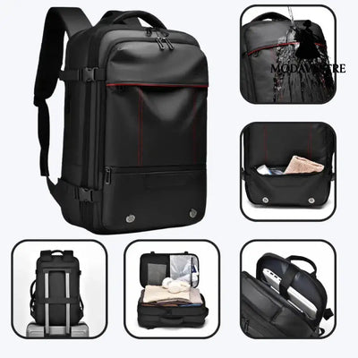 Men’s Backpack Business Travel Backpack Large Capacity Expansion Multifunctional Vacuum Compression Backpack for Men