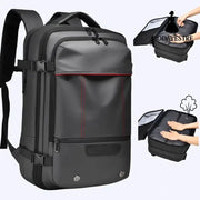 Men’s Backpack Business Travel Backpack Large Capacity Expansion Multifunctional Vacuum Compression Backpack for Men