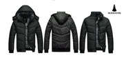 Men’s cotton clothing Autumn and winter hooded Korean version of the thick cotton jacket explosion models middle-aged