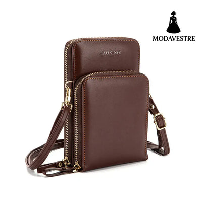 Men’s Shoulder Bag Multifunctional Outdoor Sports Satchel Trend Brand Fashion Vertical Mobile Phone Bag