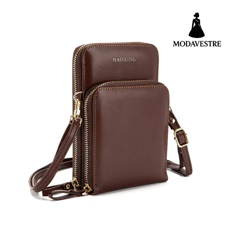 Men’s Shoulder Bag Multifunctional Outdoor Sports Satchel Trend Brand Fashion Vertical Mobile Phone Bag