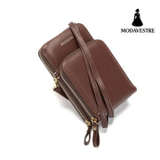 Men’s Shoulder Bag Multifunctional Outdoor Sports Satchel Trend Brand Fashion Vertical Mobile Phone Bag