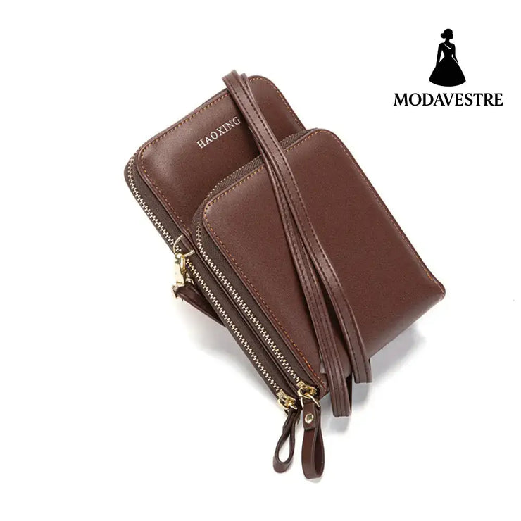 Men’s Shoulder Bag Multifunctional Outdoor Sports Satchel Trend Brand Fashion Vertical Mobile Phone Bag