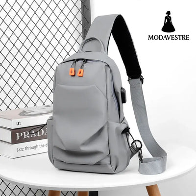 Men’s sports chest bag shoulder bag simple men’s crossbody bag fashionable small shoulder bag