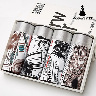 Men''s Underwear Large Flat Pants Thin Loose Shorts - MODAVESTRE