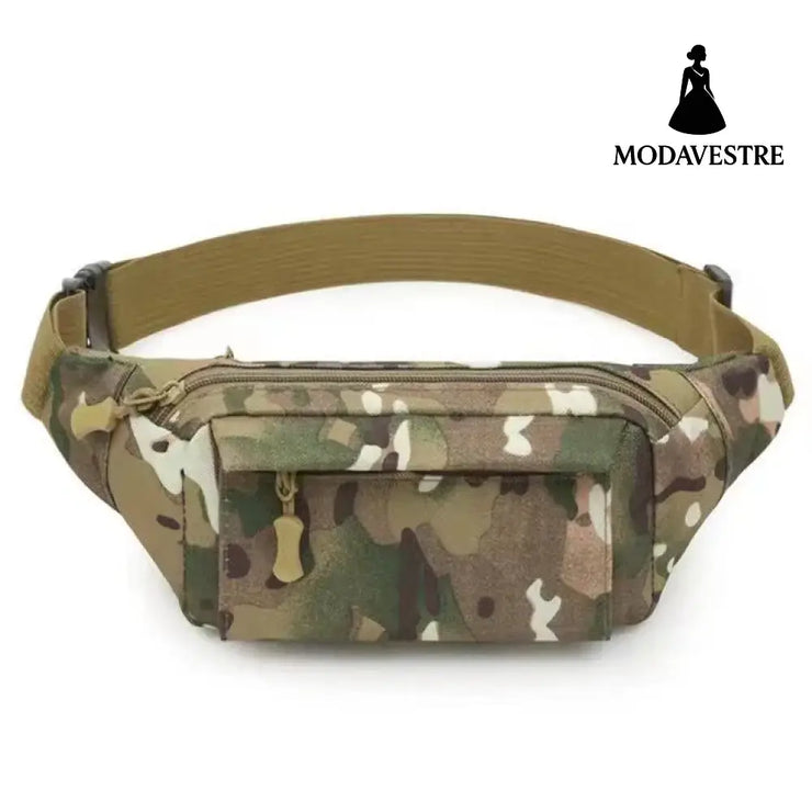 Men’s waist bag mobile phone bag multifunctional sports and leisure men’s bag outdoor camouflage bag