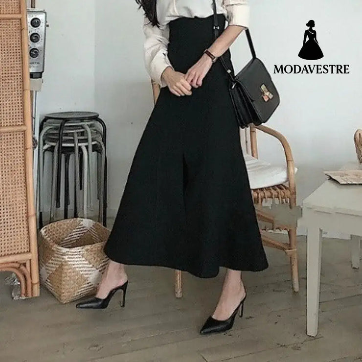 Mermaid skirt skirt suit Black dress / M
