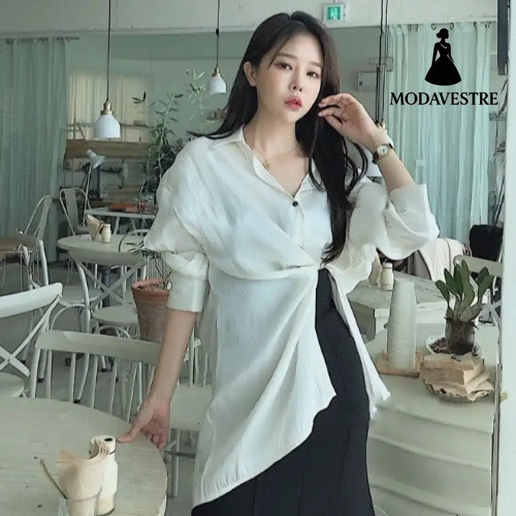 Mermaid skirt skirt suit Shirt / One size