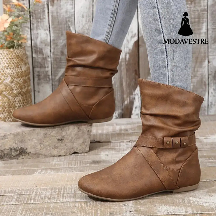 Mid-calf Western Cowboy Boot Women