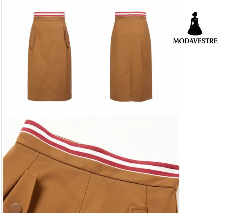 Mid skirt one step skirt