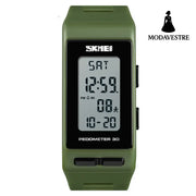Moment Beauty Outdoor Sports Fashion Trend Electronic Watch Army Green