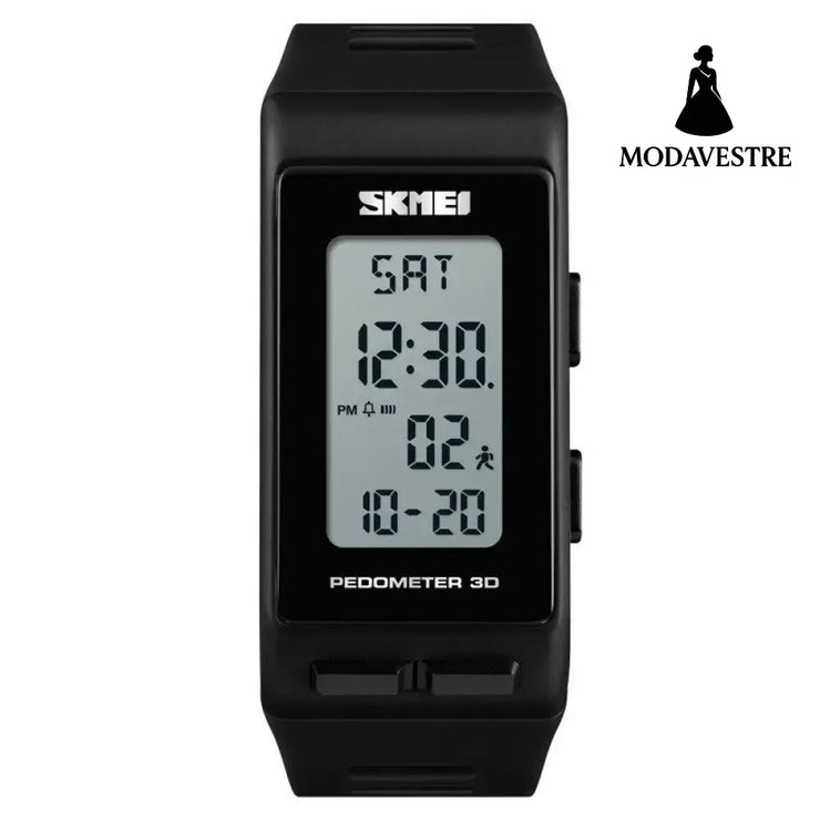 Moment Beauty Outdoor Sports Fashion Trend Electronic Watch Black