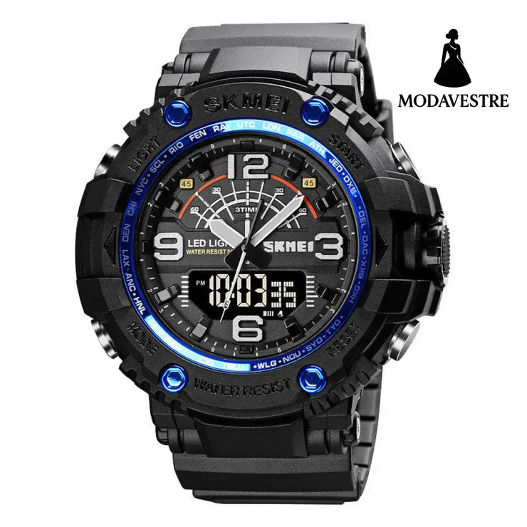 Moment Beauty Sports Electronic Watch Blue