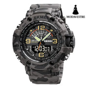 Moment Beauty Sports Electronic Watch Camouflage grey