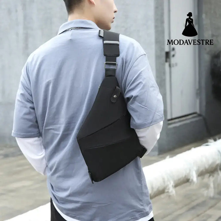 Multi functional sports waist bag single shoulder anti-theft bag lightweight and close fitting chest bag