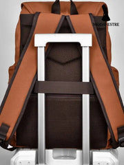 Multi Pockets Adjustable Strap Canvas Backpack Bag