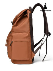 Multi Pockets Adjustable Strap Canvas Backpack Bag