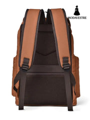 Multi Pockets Adjustable Strap Canvas Backpack Bag