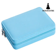Multifunctional Jewelry Storage Box For Earrings Earrings Rings Blue / A
