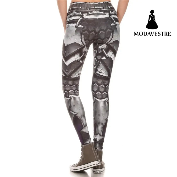New Arrival Brand Legins COMIC ARMOR LEGGING Printed Women Leggings High Waist Leggins Sexy Slim Women Pants - MODAVESTRE