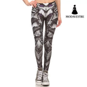 New Arrival Brand Legins COMIC ARMOR LEGGING Printed Women Leggings High Waist Leggins Sexy Slim Women Pants - MODAVESTRE