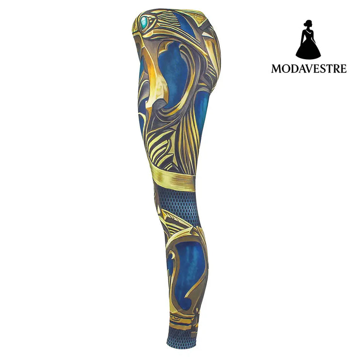 New Arrival  Leggings Women Armor Digital Print Sapphire Metal P[lus Size Fitness Leggins Workout Pants Legging - MODAVESTRE