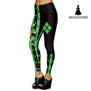 New Arrival Women Leggings Halloween Day Party Clown Cosplay Printed Leggins Pants 3D Digital Fitness Trousers - MODAVESTRE