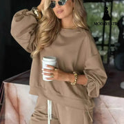 New Autumn Loose Leisure Suit 2-piece Set Women’s Clothing