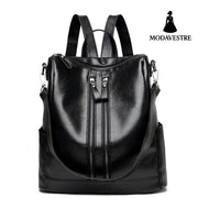 new backpack women s casual fashion handbag bag bag all-match tide Backpack Black