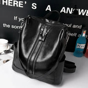 new backpack women s casual fashion handbag bag bag all-match tide Backpack Black