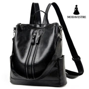 new backpack women s casual fashion handbag bag bag all-match tide Backpack Black
