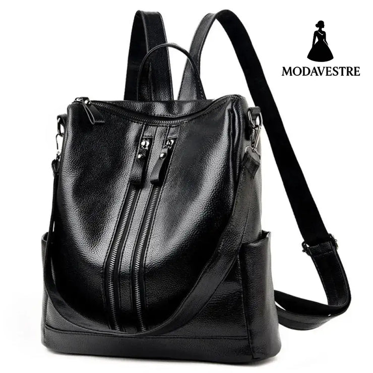 new backpack women s casual fashion handbag bag bag all-match tide Backpack Black