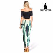 New Design Fashion Slim Spirited Away Totoro Legins Castle In The Sky Leggins Printed Women Leggings Woman Pants - MODAVESTRE