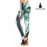 New Design Fashion Slim Spirited Away Totoro Legins Castle In The Sky Leggins Printed Women Leggings Woman Pants - MODAVESTRE