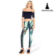 New Design Fashion Slim Spirited Away Totoro Legins Castle In The Sky Leggins Printed Women Leggings Woman Pants - MODAVESTRE